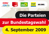 Die Parteien zur Bundestagswahl